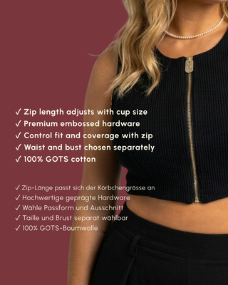 Cropped vest Grace