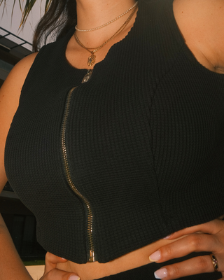 Cropped vest Grace