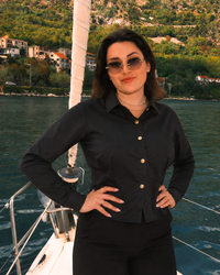 Taillierte Bluse Aura